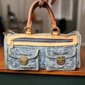 AUTHENTIC Vintage Louis Vuitton Denin Monogram Neo Speedy